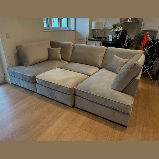 Carnaby Cinema Sofa Bed in Kensington Fabric Mink
