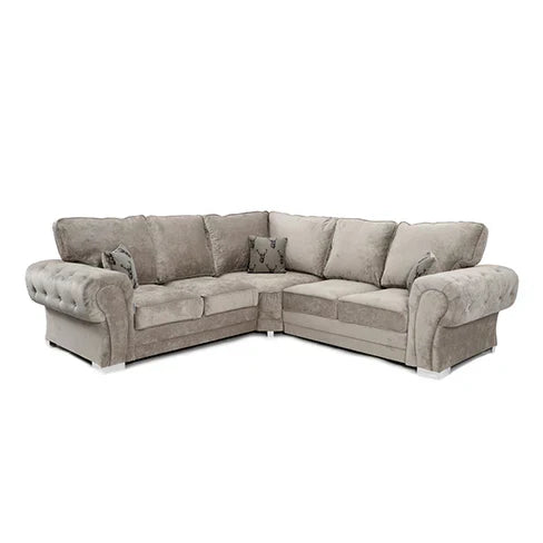 Verona Corner Sofa Mink High Back