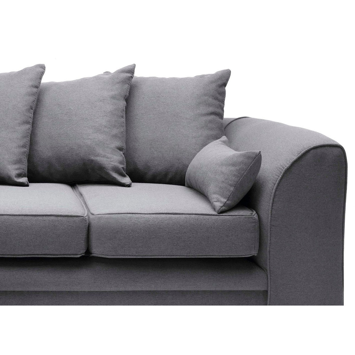 Plush Velvet Corner Sofa